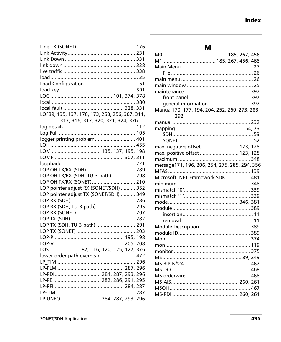 EXFO FTB-8100 Series Transport Blazer for FTB-200 User Manual | Page 507 / 518