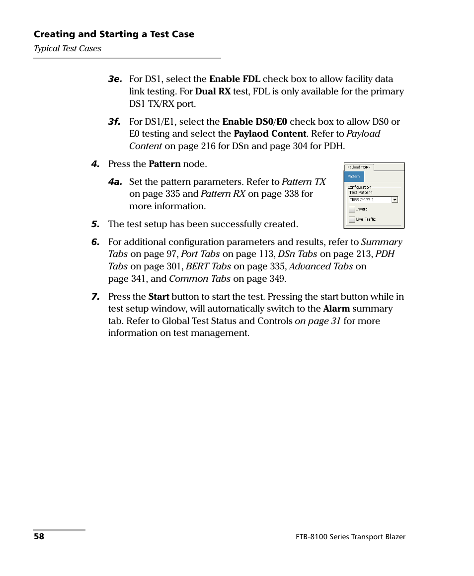 EXFO FTB-8100 Series Transport Blazer for FTB-200 User Manual | Page 70 / 518