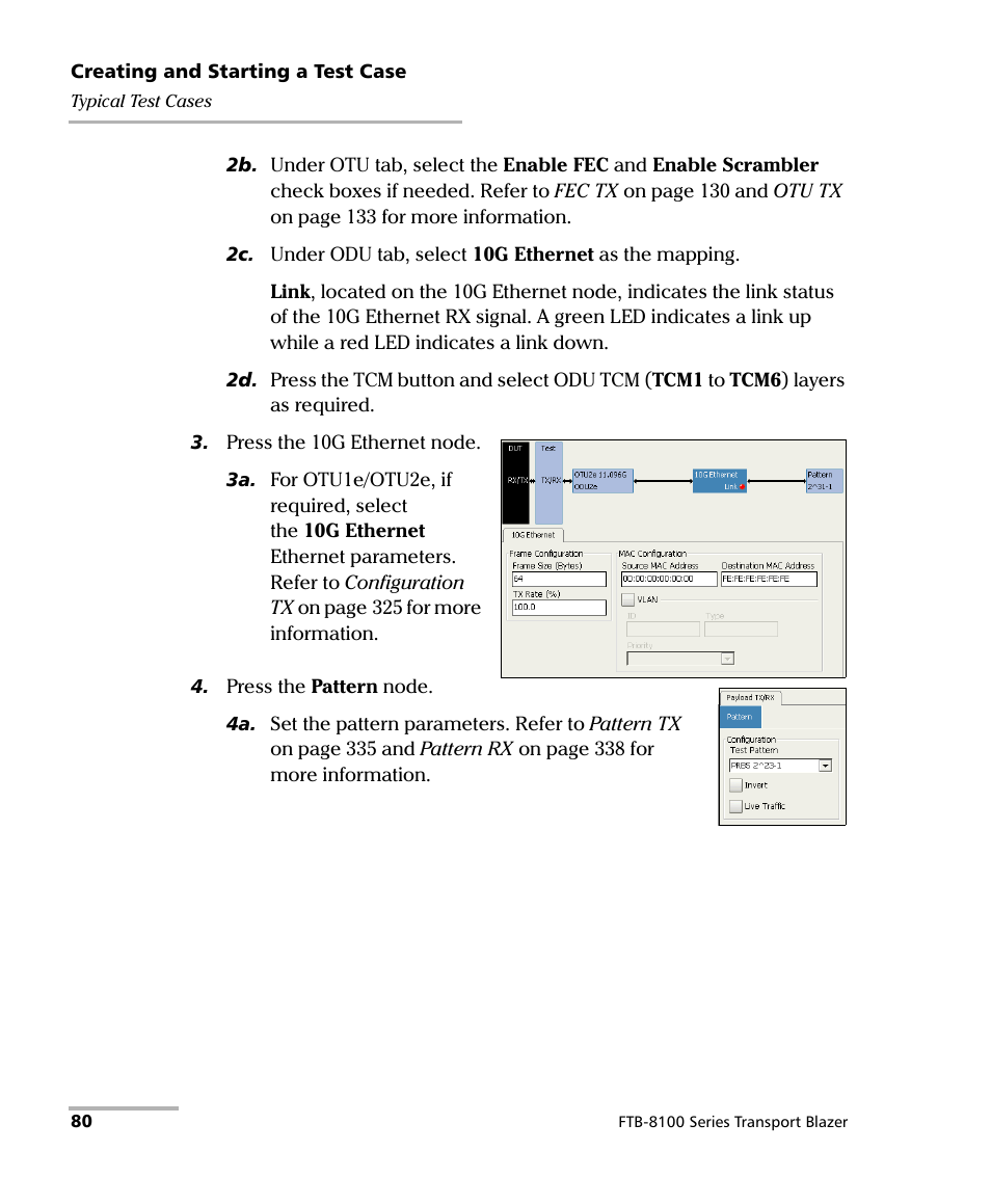 EXFO FTB-8100 Series Transport Blazer for FTB-200 User Manual | Page 92 / 518