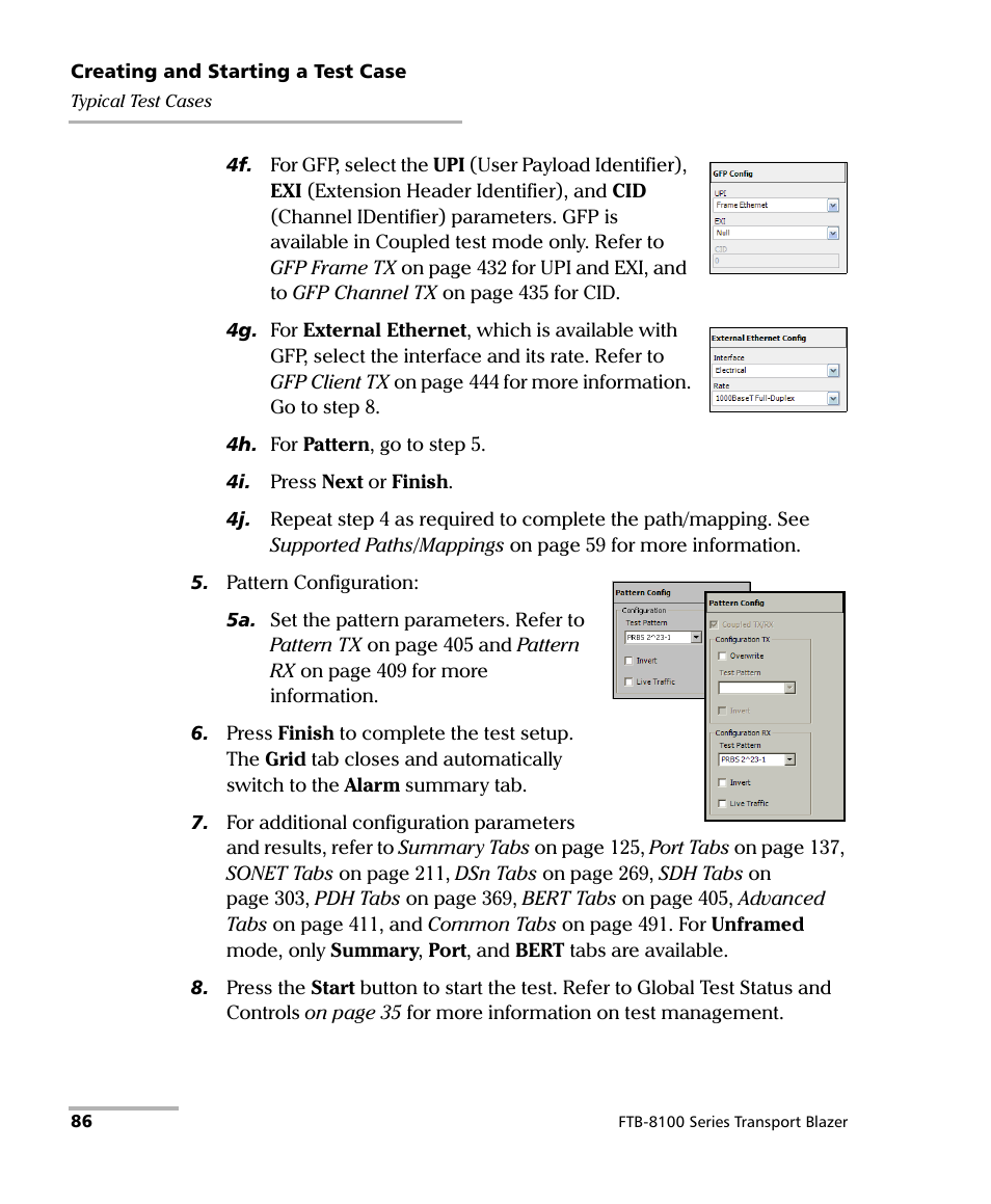 EXFO FTB-8100 Series Transport Blazer for FTB-500 User Manual | Page 100 / 719