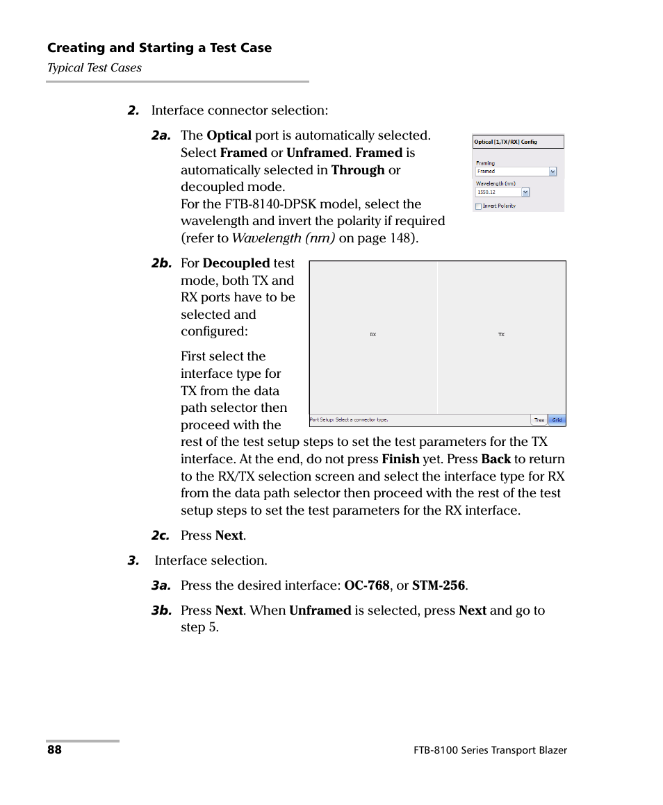 EXFO FTB-8100 Series Transport Blazer for FTB-500 User Manual | Page 102 / 719