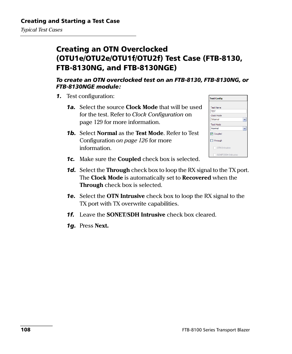 EXFO FTB-8100 Series Transport Blazer for FTB-500 User Manual | Page 122 / 719