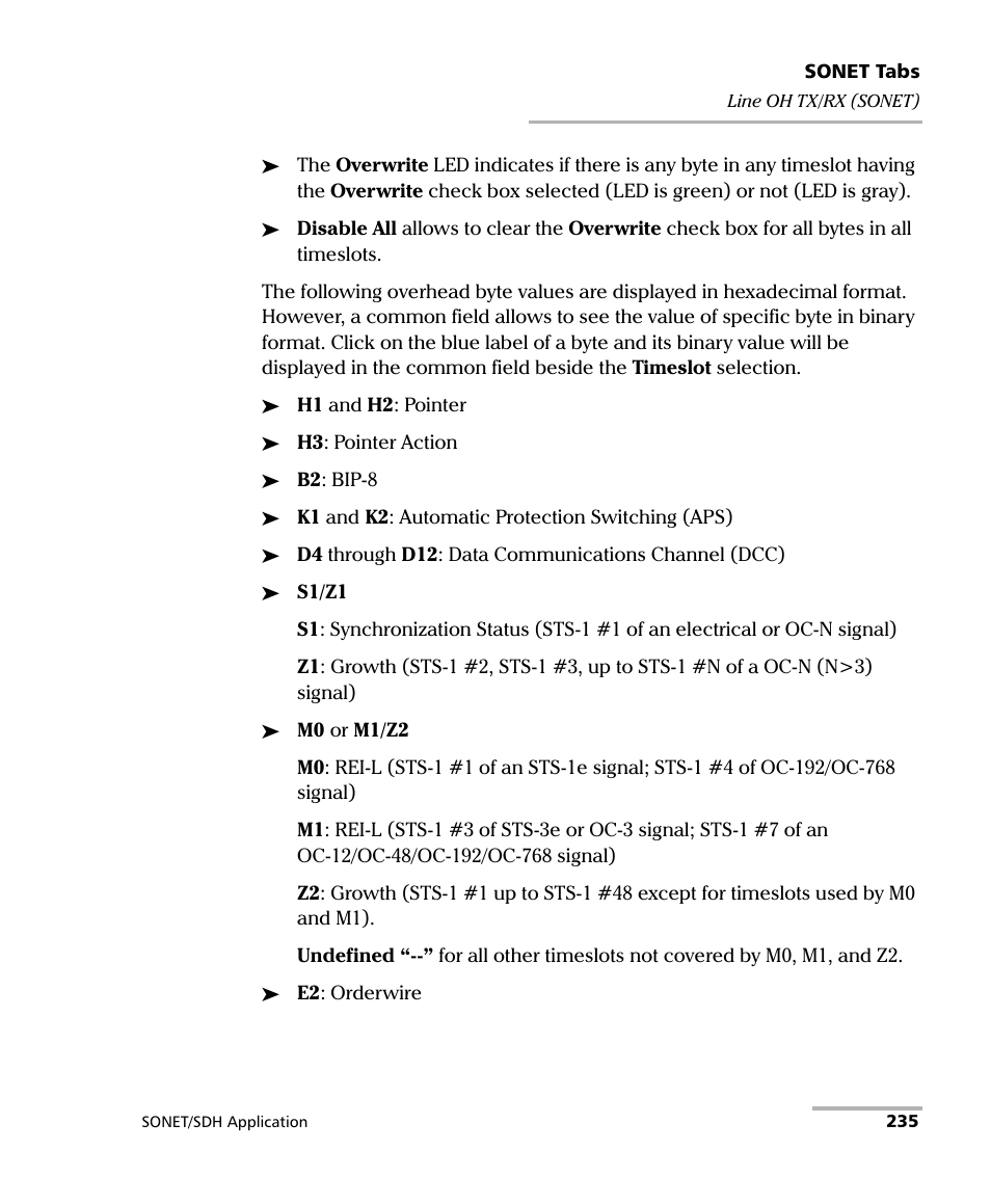EXFO FTB-8100 Series Transport Blazer for FTB-500 User Manual | Page 249 / 719