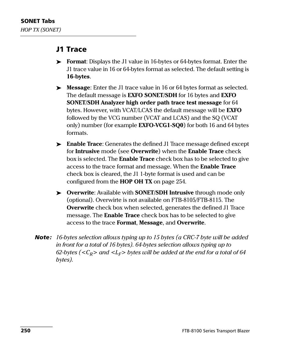J1 trace | EXFO FTB-8100 Series Transport Blazer for FTB-500 User Manual | Page 264 / 719