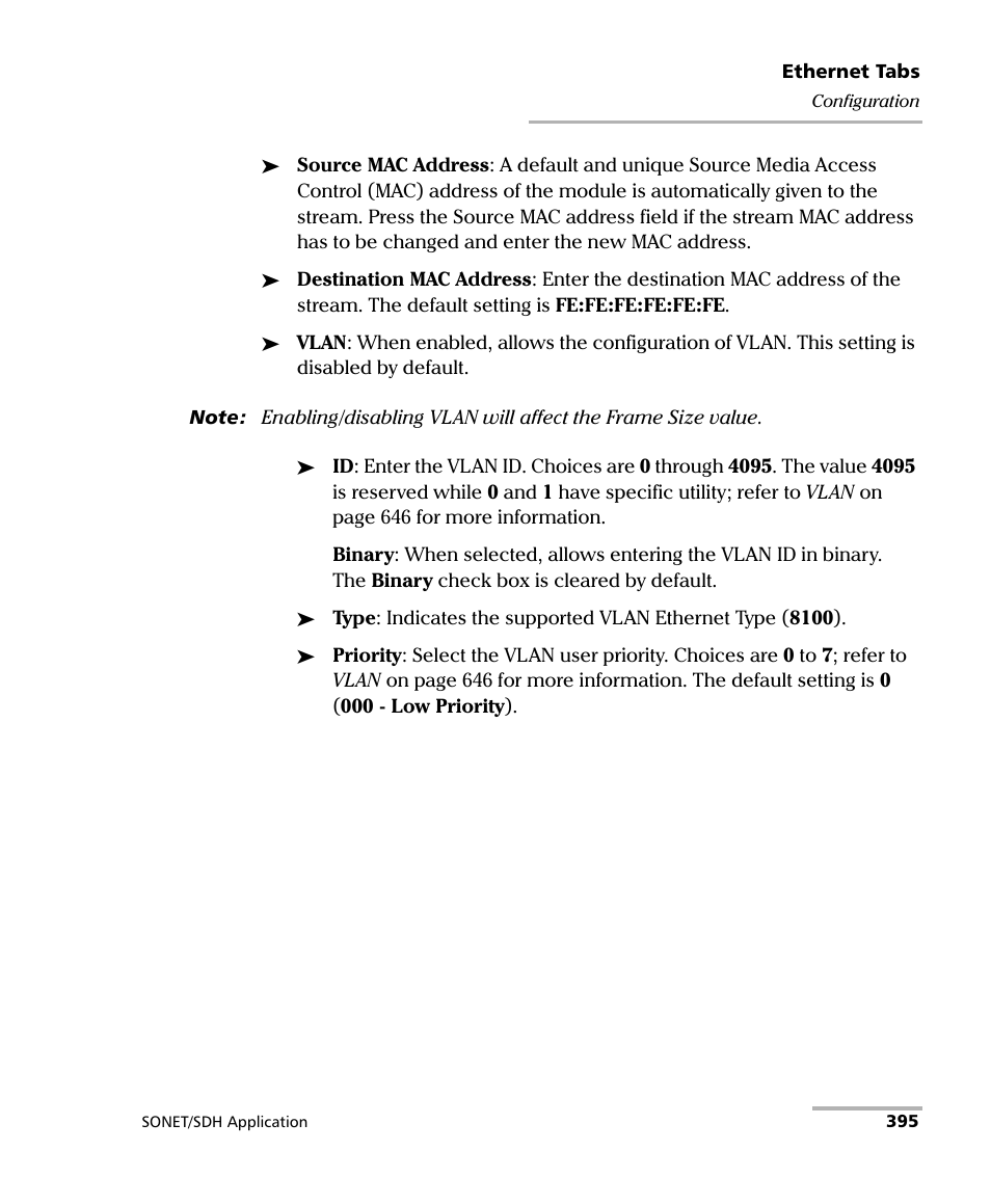 EXFO FTB-8100 Series Transport Blazer for FTB-500 User Manual | Page 409 / 719