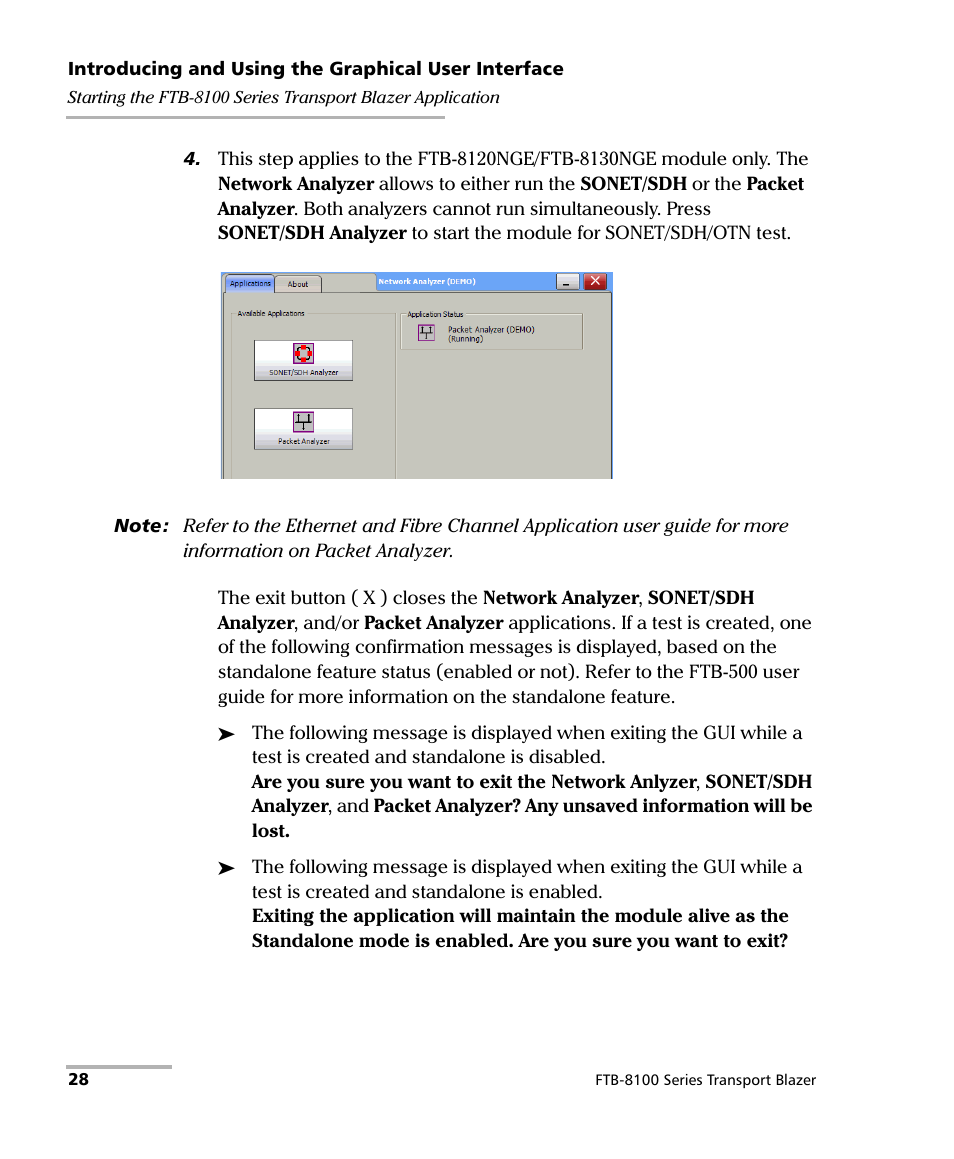 EXFO FTB-8100 Series Transport Blazer for FTB-500 User Manual | Page 42 / 719