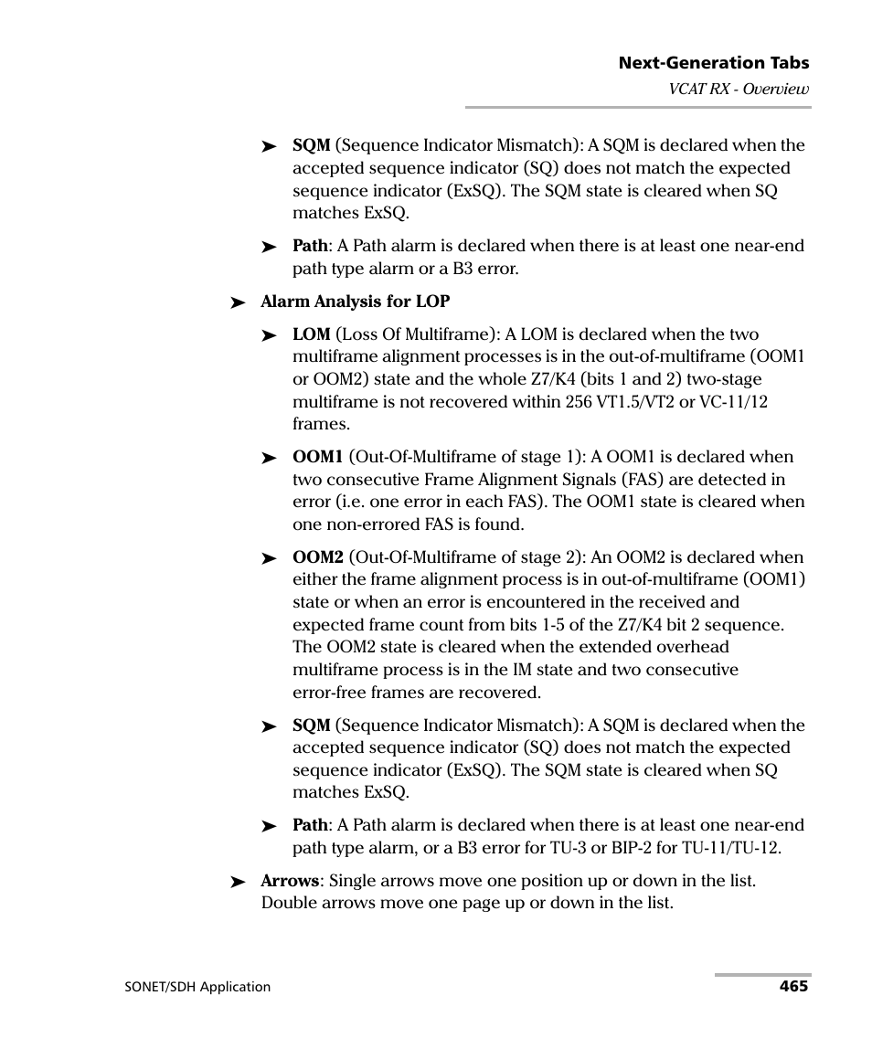 EXFO FTB-8100 Series Transport Blazer for FTB-500 User Manual | Page 479 / 719