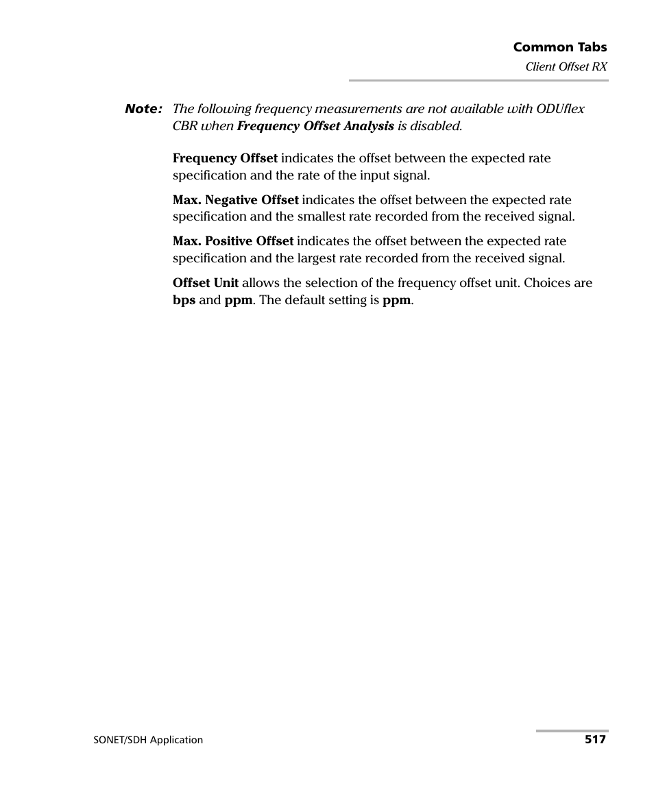 EXFO FTB-8100 Series Transport Blazer for FTB-500 User Manual | Page 531 / 719