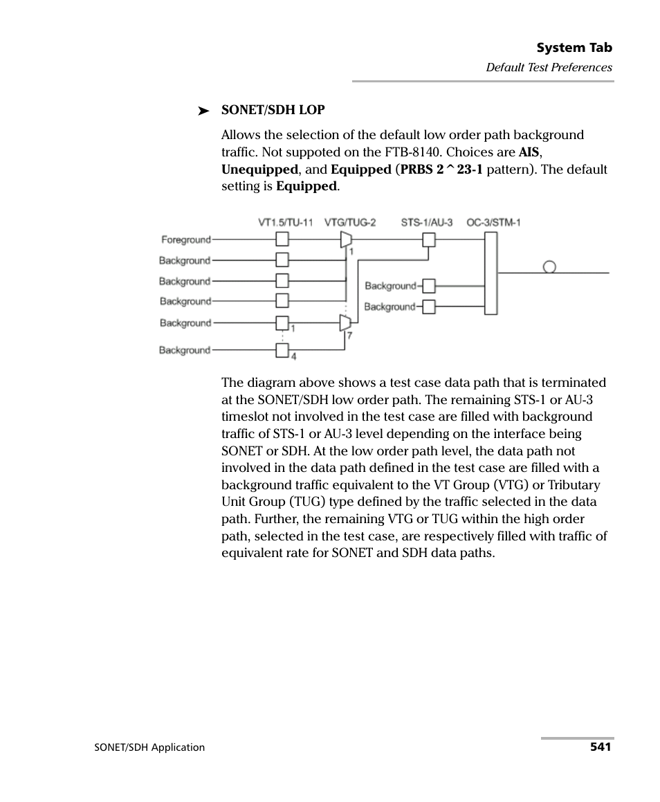EXFO FTB-8100 Series Transport Blazer for FTB-500 User Manual | Page 555 / 719