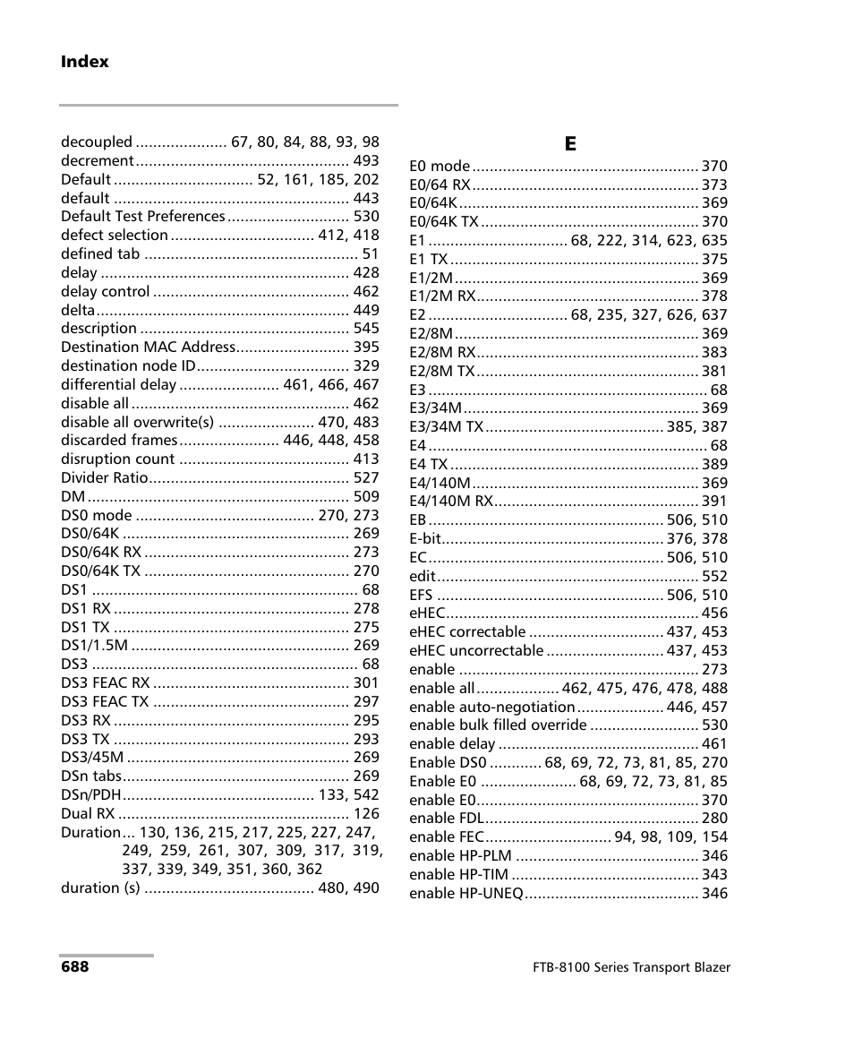 EXFO FTB-8100 Series Transport Blazer for FTB-500 User Manual | Page 702 / 719