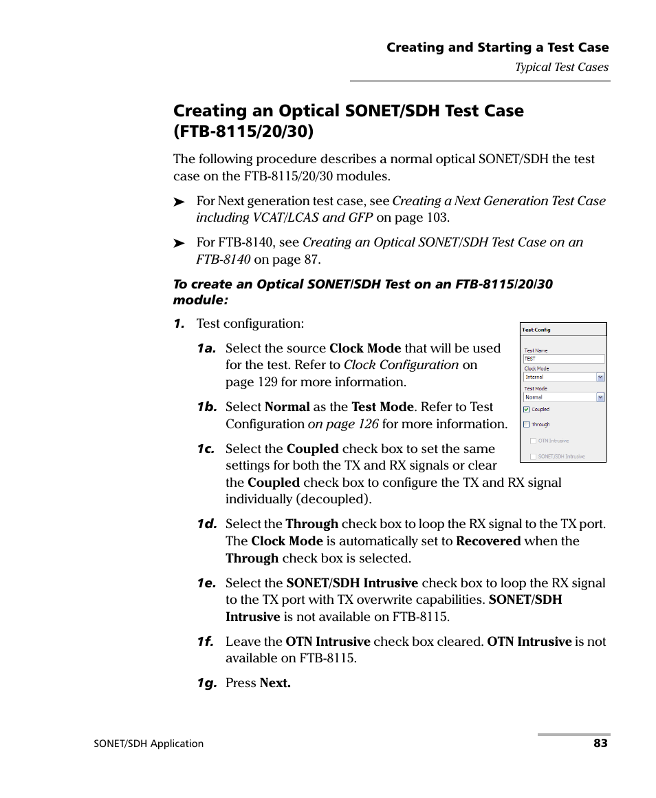 EXFO FTB-8100 Series Transport Blazer for FTB-500 User Manual | Page 97 / 719