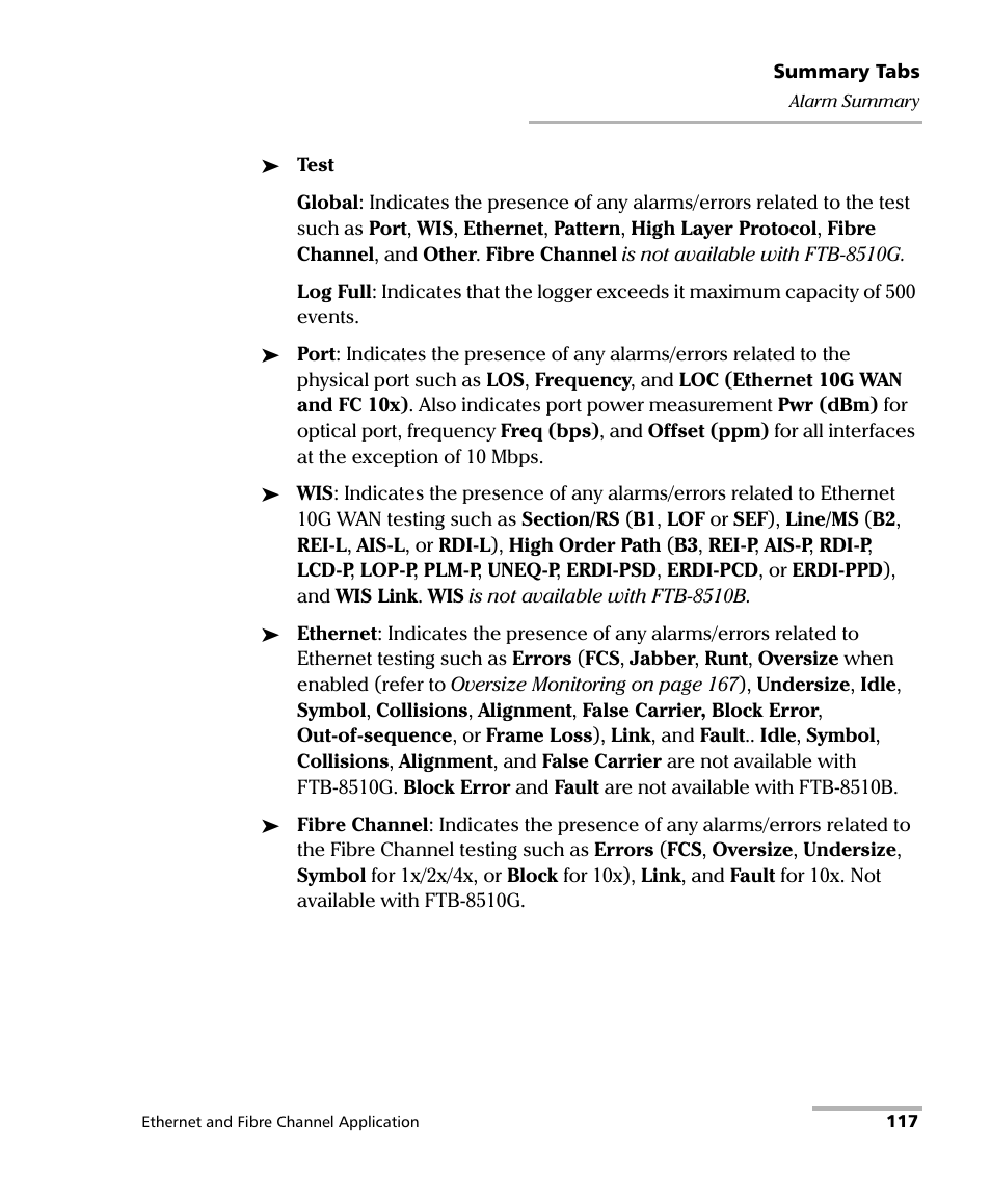 EXFO FTB-8500 Series for FTB-200 User Manual | Page 131 / 513