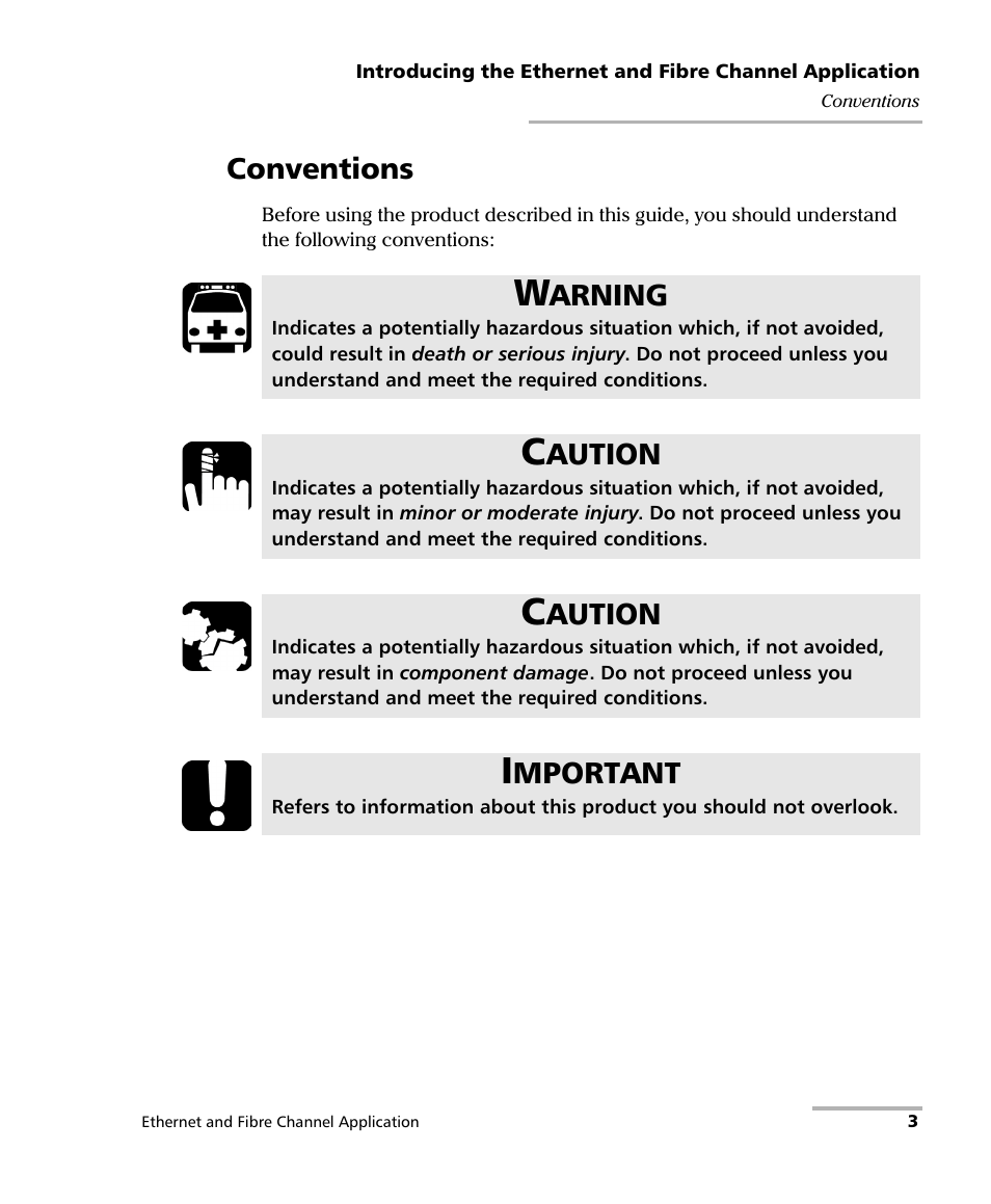 Conventions, Arning, Aution | Mportant | EXFO FTB-8500 Series for FTB-200 User Manual | Page 17 / 513