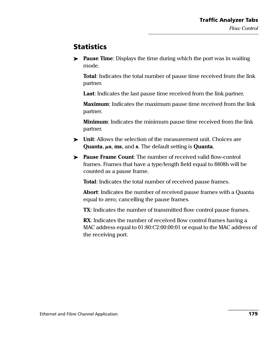 Statistics | EXFO FTB-8500 Series for FTB-200 User Manual | Page 193 / 513