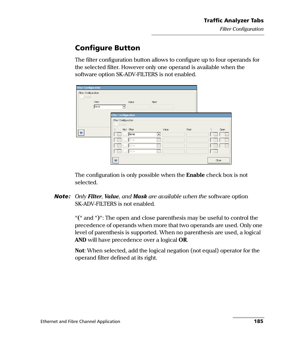 Configure button | EXFO FTB-8500 Series for FTB-200 User Manual | Page 199 / 513