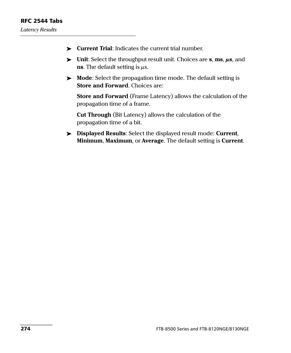 EXFO FTB-8500 Series for FTB-200 User Manual | Page 288 / 513