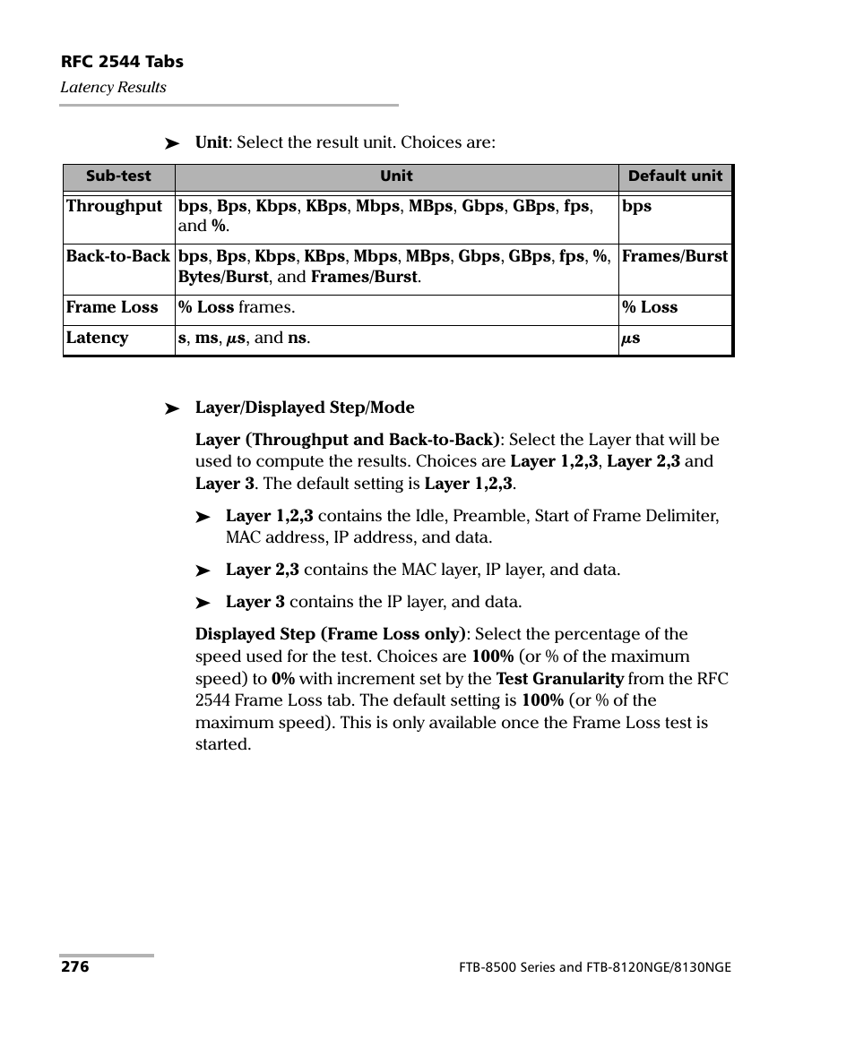 EXFO FTB-8500 Series for FTB-200 User Manual | Page 290 / 513