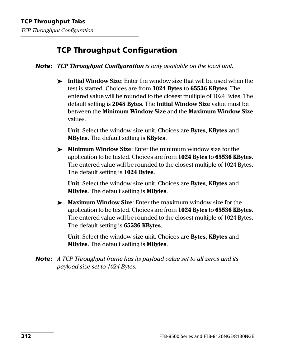 Tcp throughput configuration | EXFO FTB-8500 Series for FTB-200 User Manual | Page 326 / 513