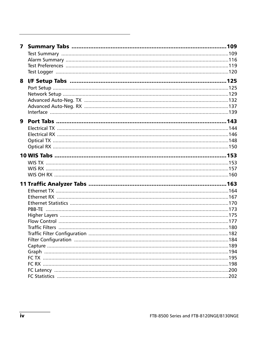 EXFO FTB-8500 Series for FTB-200 User Manual | Page 4 / 513