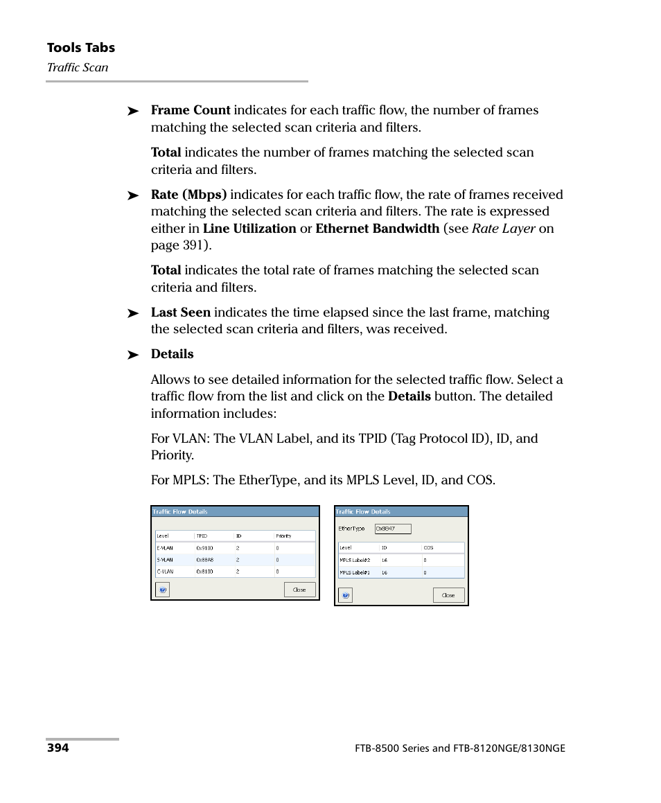 EXFO FTB-8500 Series for FTB-200 User Manual | Page 408 / 513