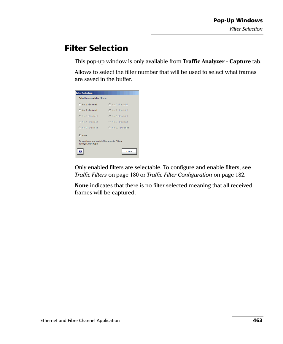 Filter selection | EXFO FTB-8500 Series for FTB-200 User Manual | Page 477 / 513