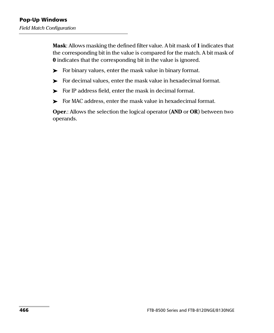 EXFO FTB-8500 Series for FTB-200 User Manual | Page 480 / 513