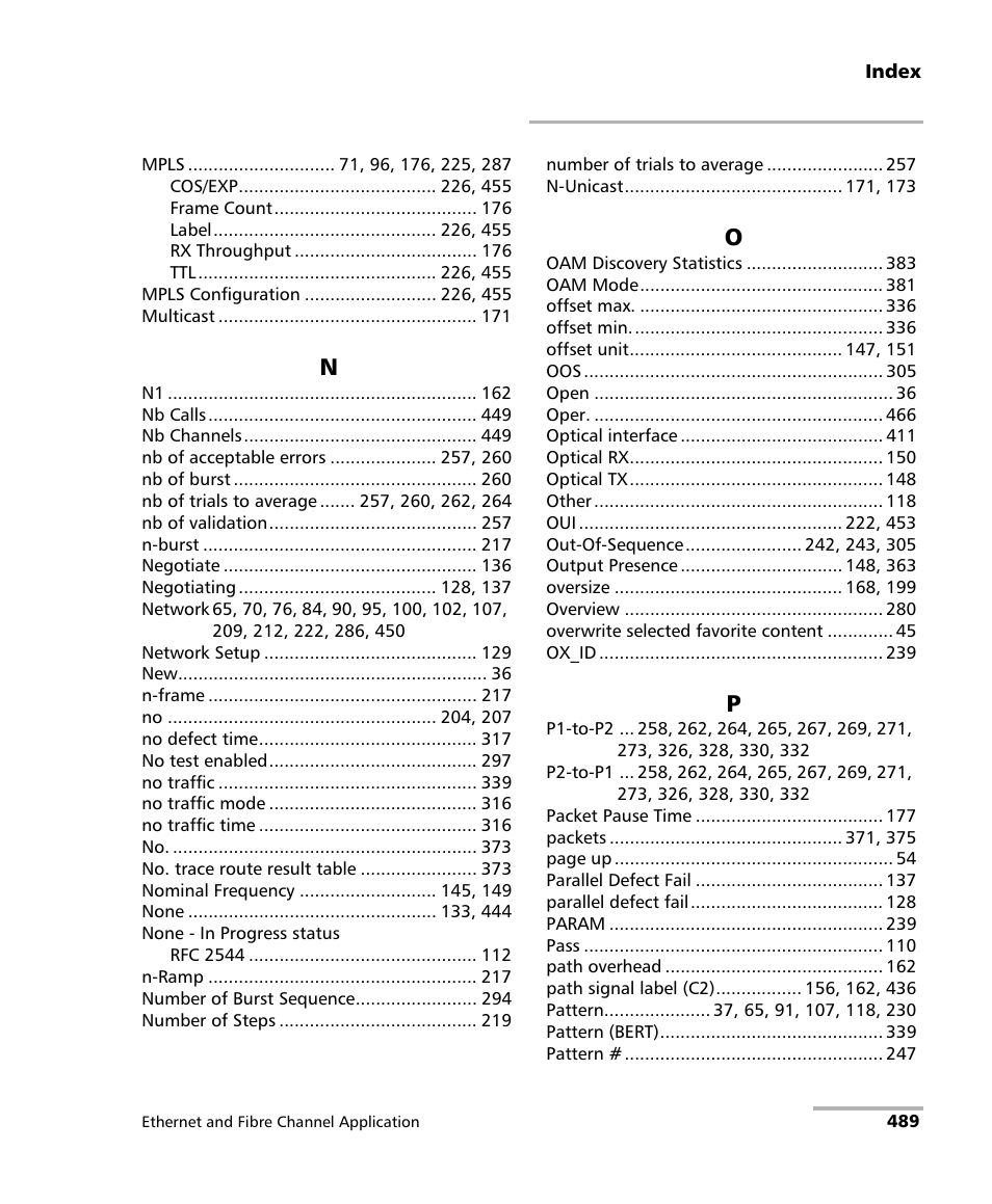 EXFO FTB-8500 Series for FTB-200 User Manual | Page 503 / 513