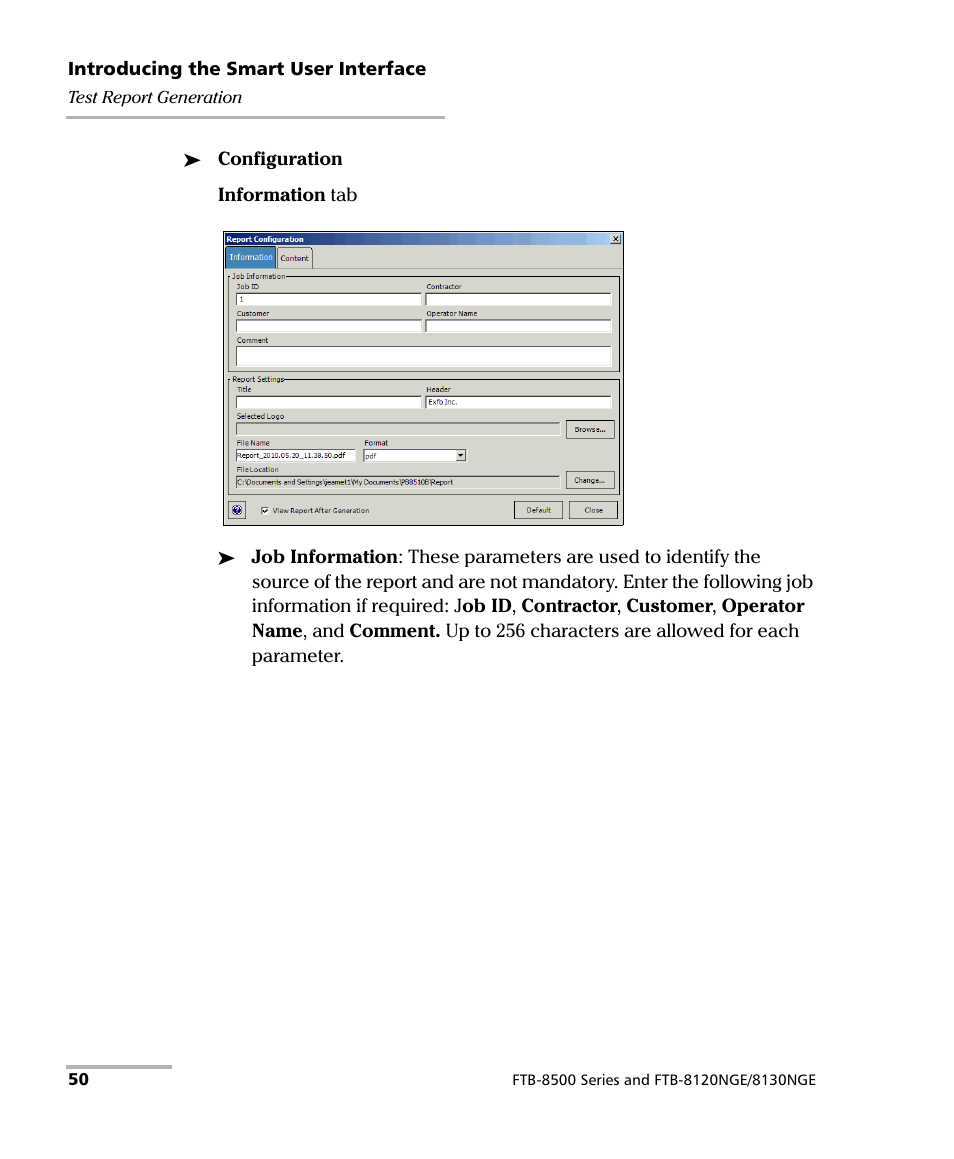 EXFO FTB-8500 Series for FTB-200 User Manual | Page 64 / 513
