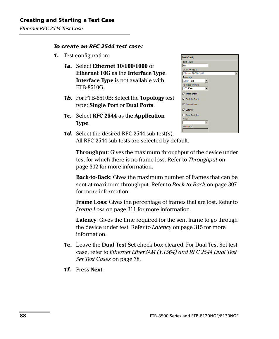 EXFO FTB-8500 Series for FTB-500 User Manual | Page 102 / 544