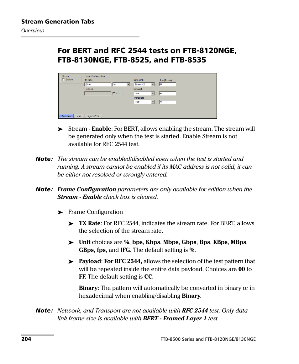 EXFO FTB-8500 Series for FTB-500 User Manual | Page 218 / 544