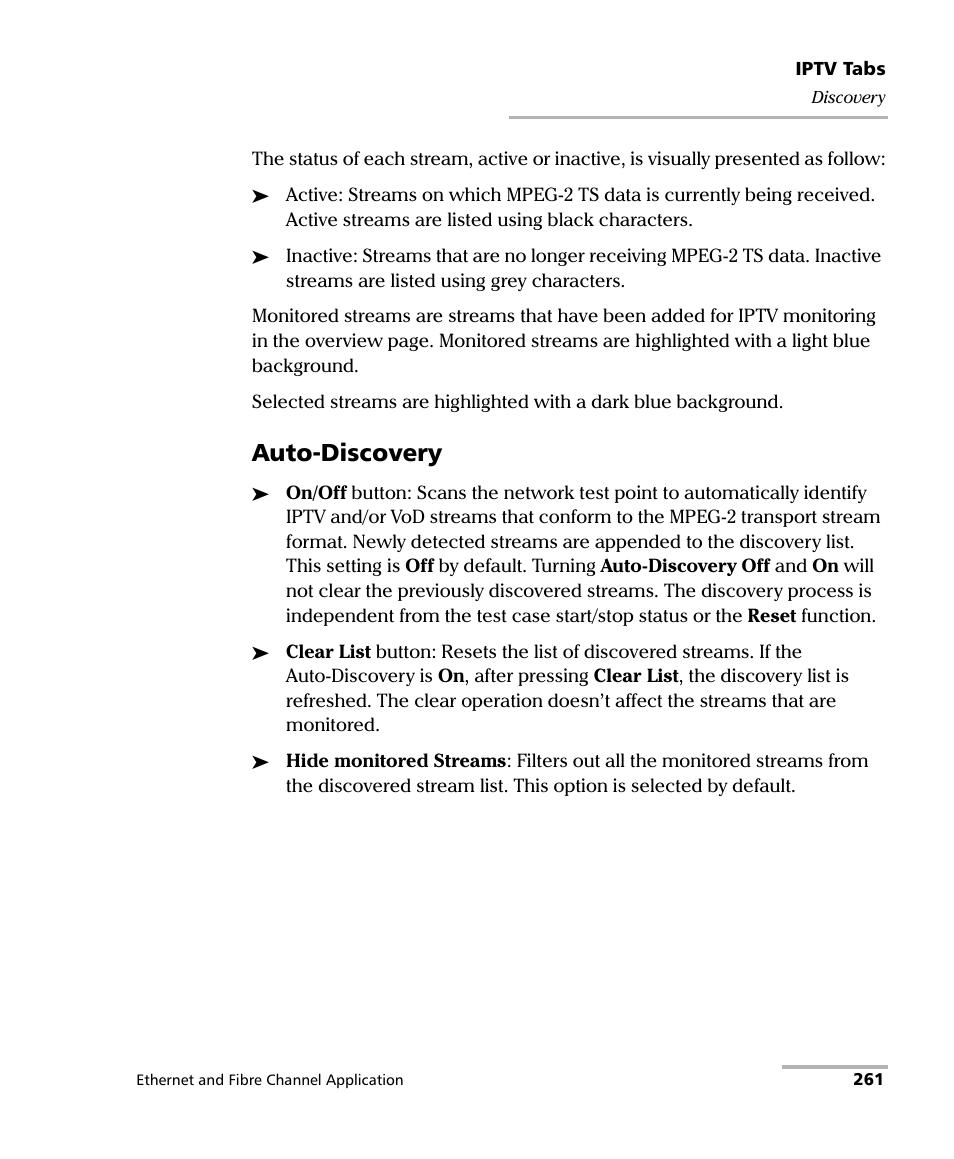 Auto-discovery | EXFO FTB-8500 Series for FTB-500 User Manual | Page 275 / 544