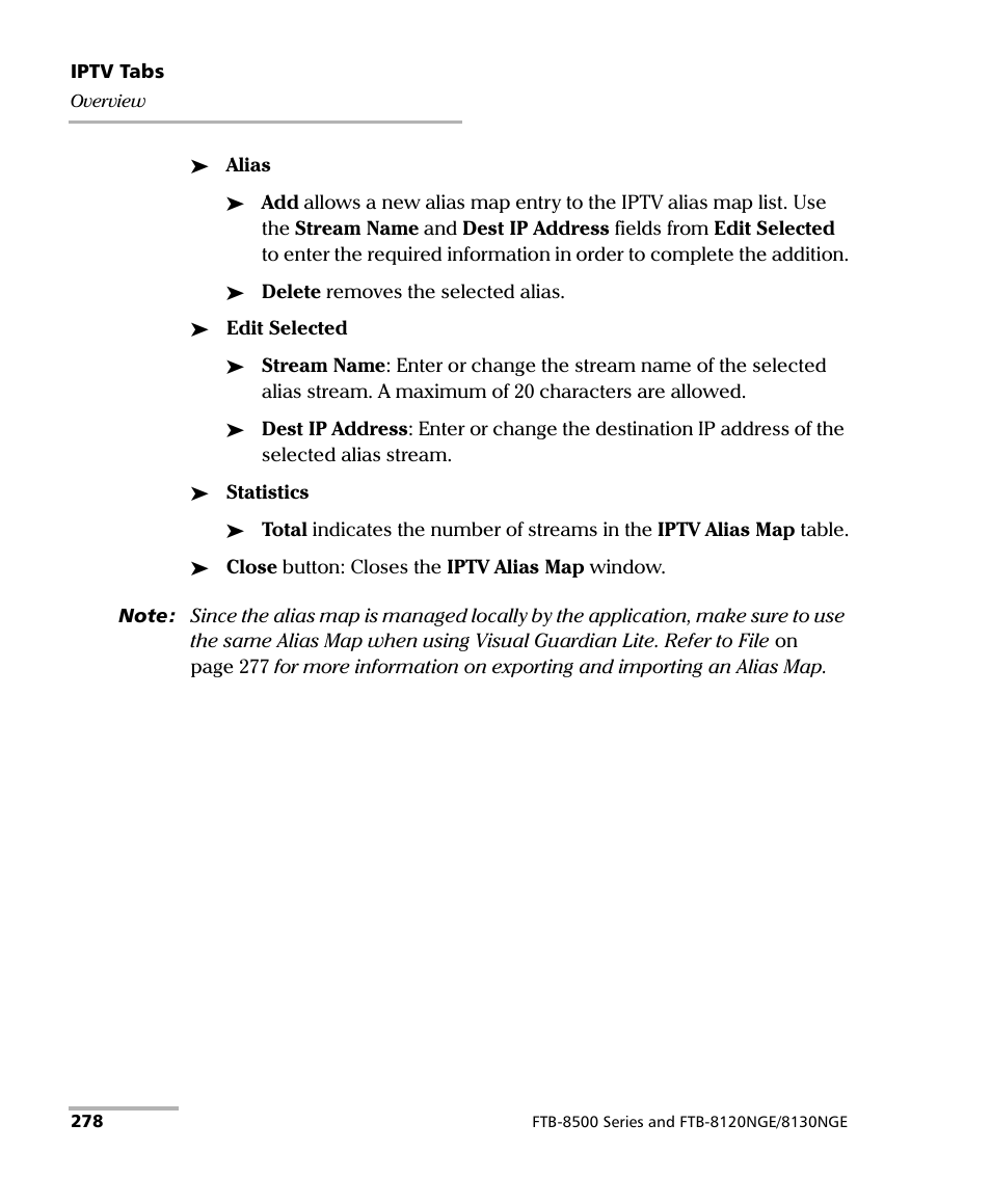 EXFO FTB-8500 Series for FTB-500 User Manual | Page 292 / 544