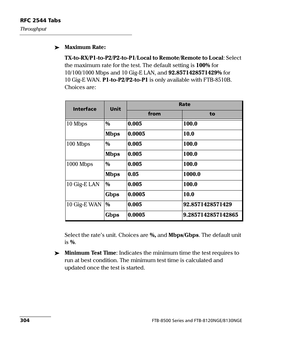 EXFO FTB-8500 Series for FTB-500 User Manual | Page 318 / 544