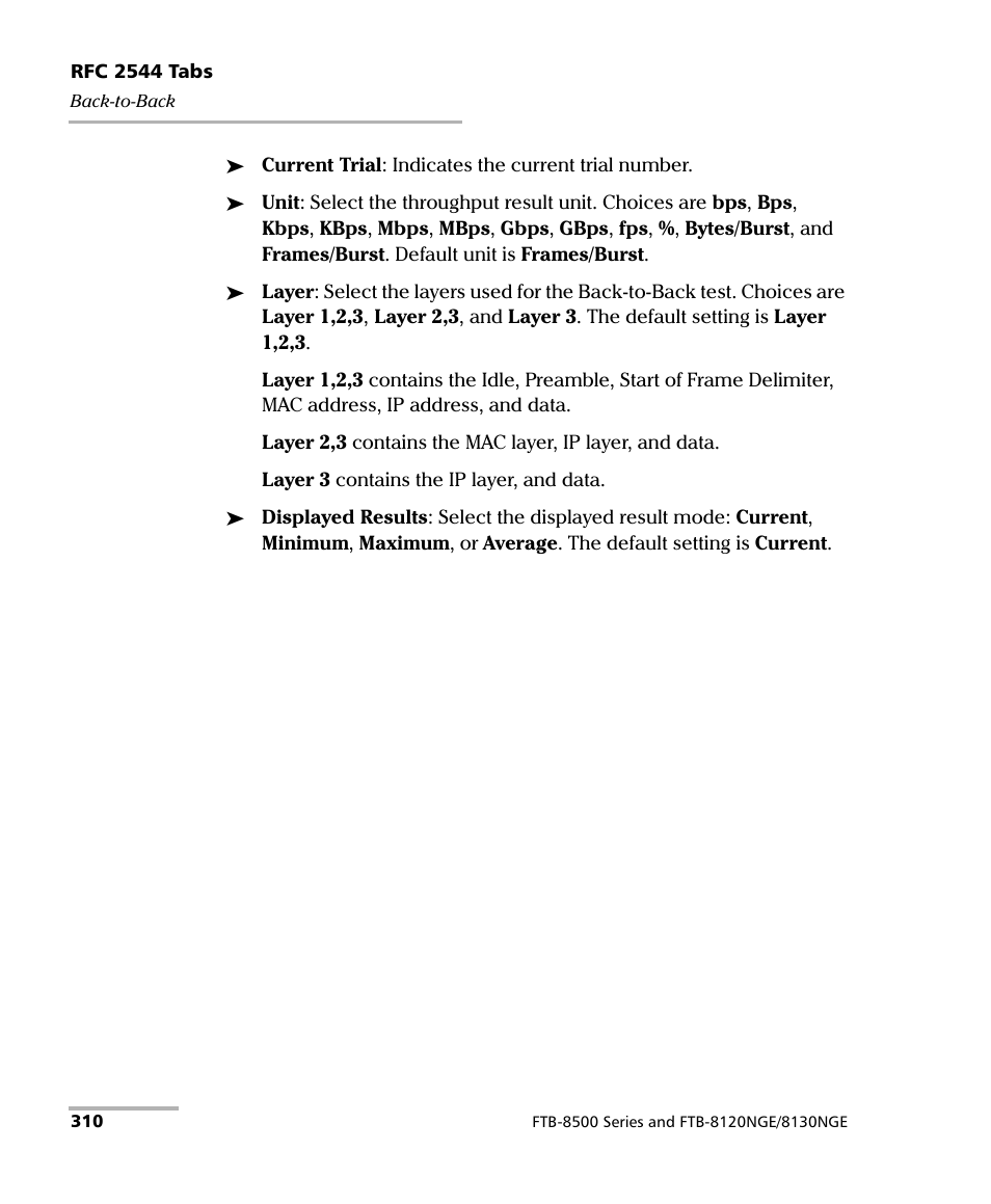 EXFO FTB-8500 Series for FTB-500 User Manual | Page 324 / 544