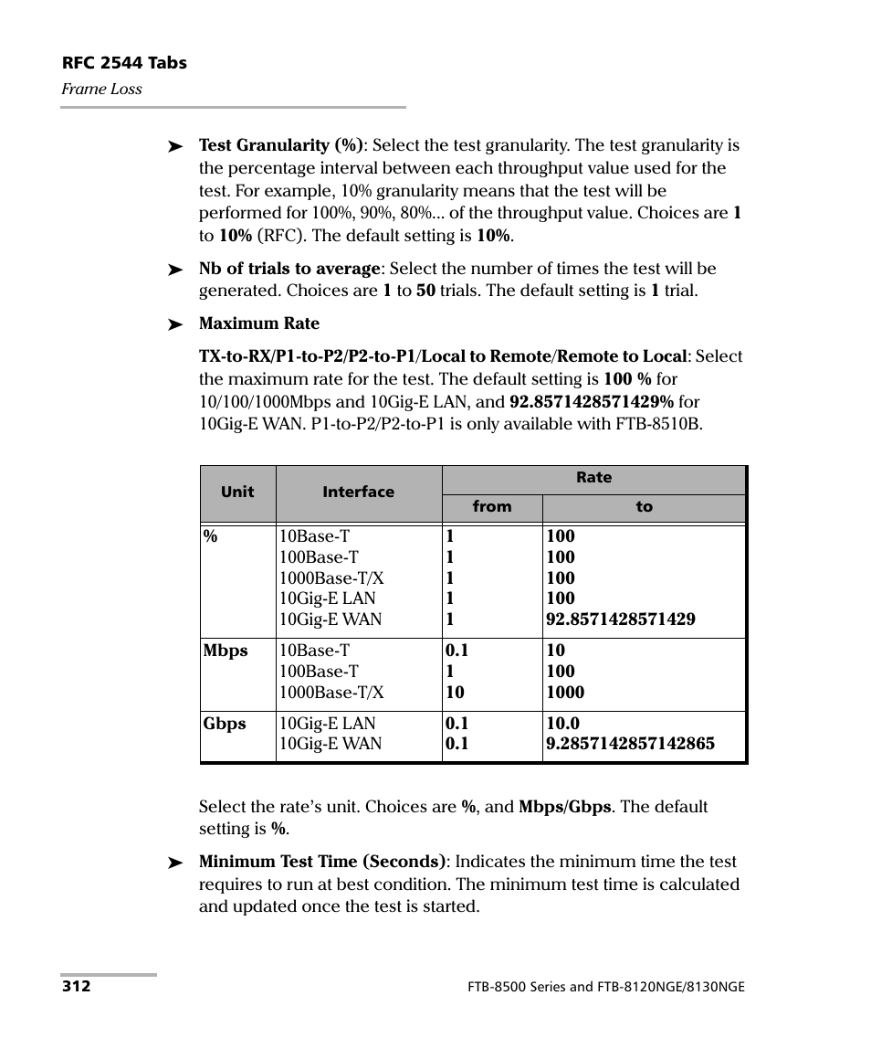 EXFO FTB-8500 Series for FTB-500 User Manual | Page 326 / 544