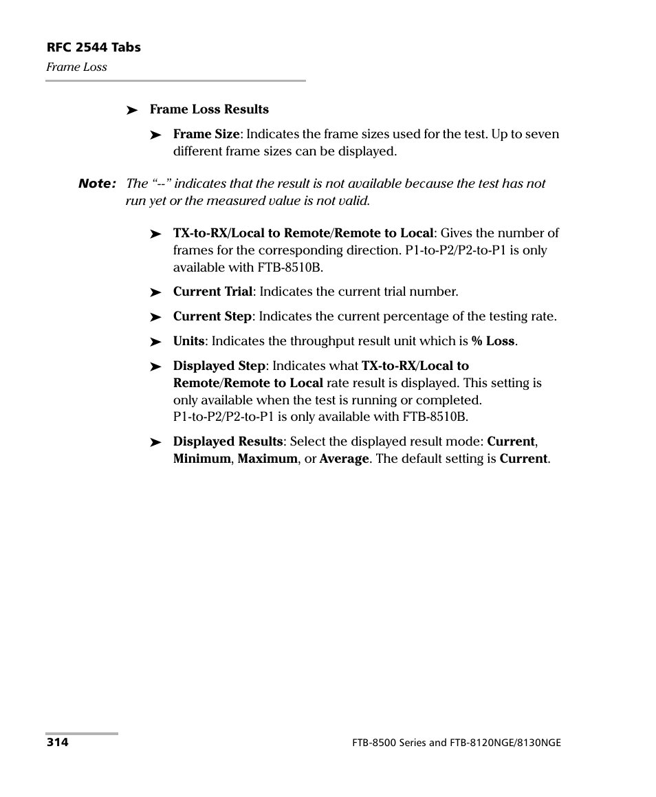 EXFO FTB-8500 Series for FTB-500 User Manual | Page 328 / 544