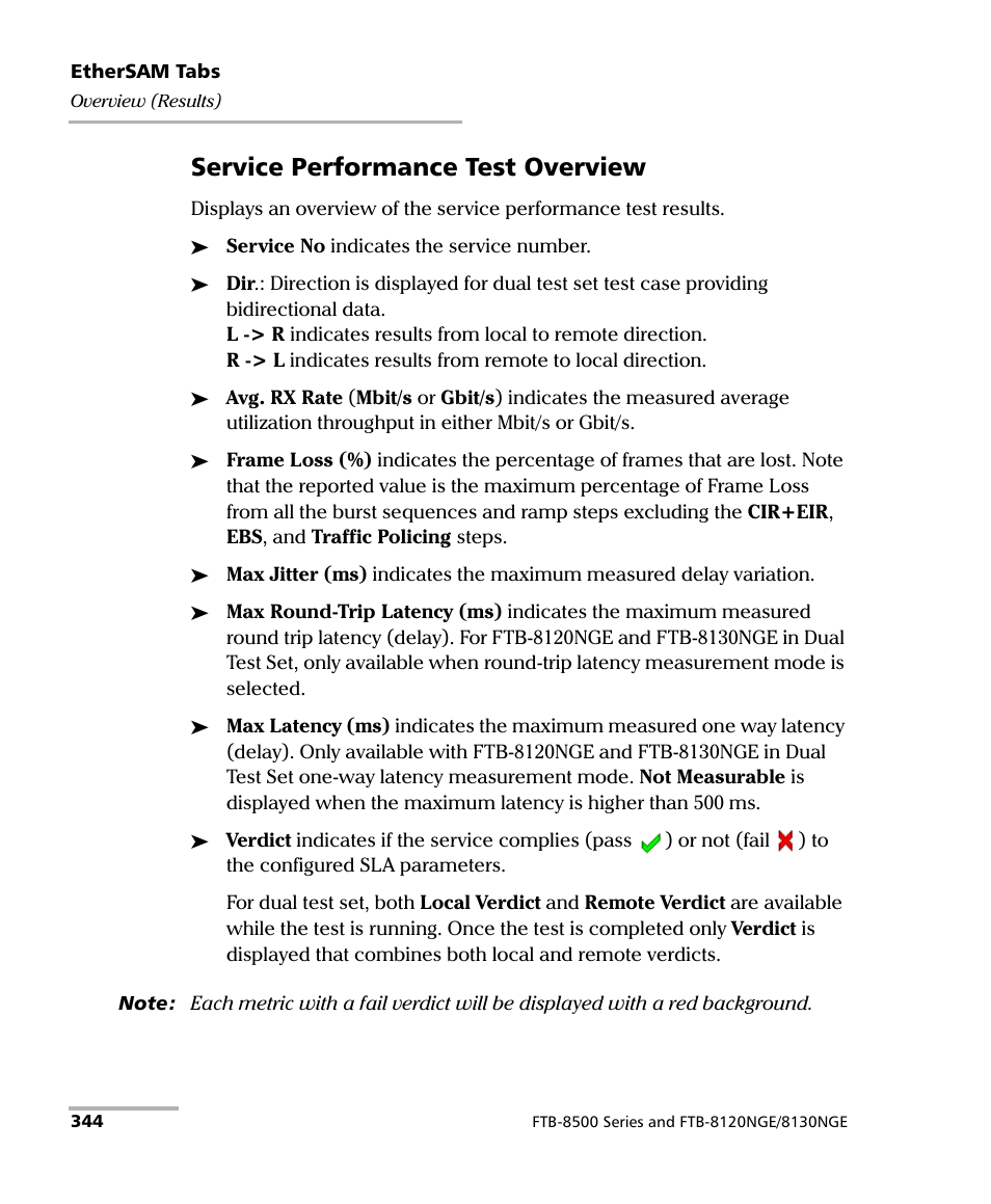 Service performance test overview | EXFO FTB-8500 Series for FTB-500 User Manual | Page 358 / 544