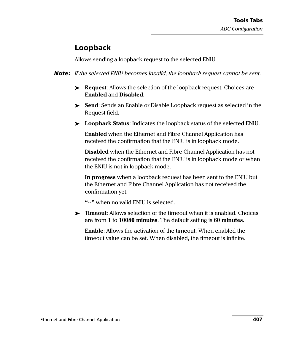 Loopback | EXFO FTB-8500 Series for FTB-500 User Manual | Page 421 / 544