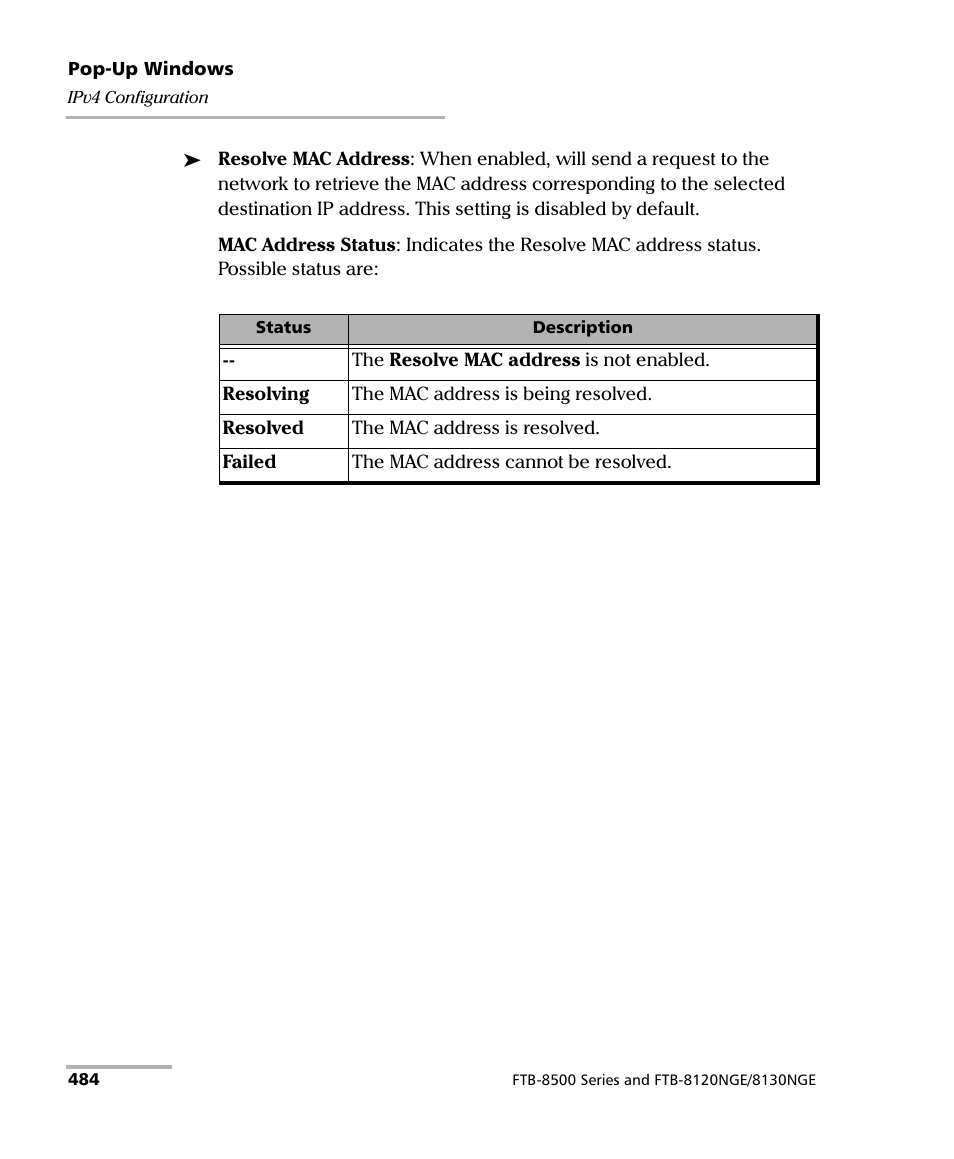 EXFO FTB-8500 Series for FTB-500 User Manual | Page 498 / 544