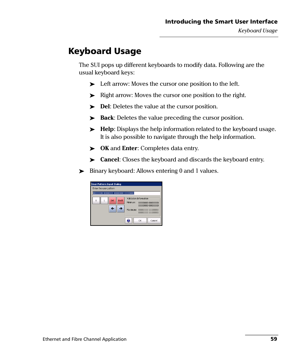 Keyboard usage | EXFO FTB-8500 Series for FTB-500 User Manual | Page 73 / 544