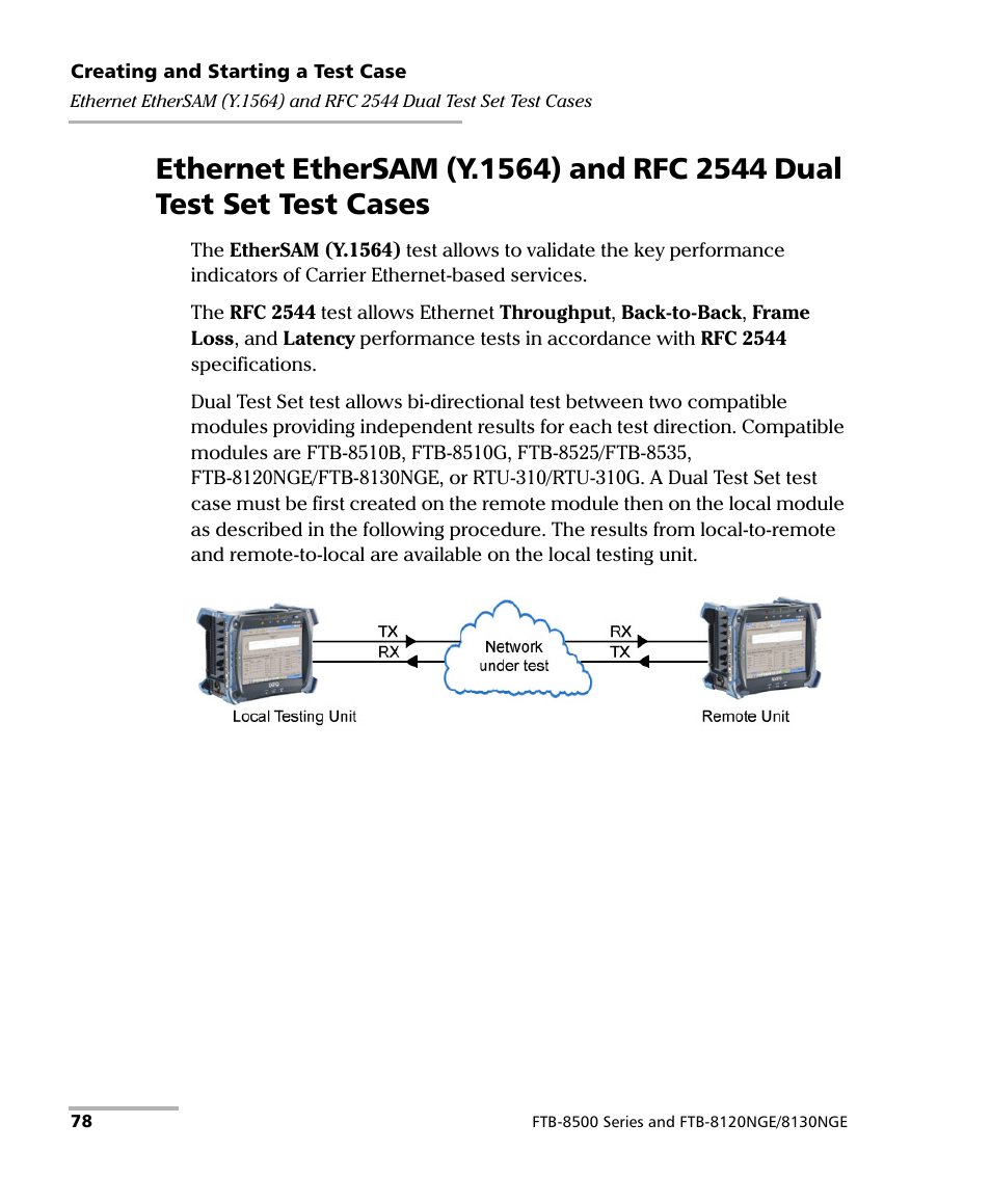 EXFO FTB-8500 Series for FTB-500 User Manual | Page 92 / 544