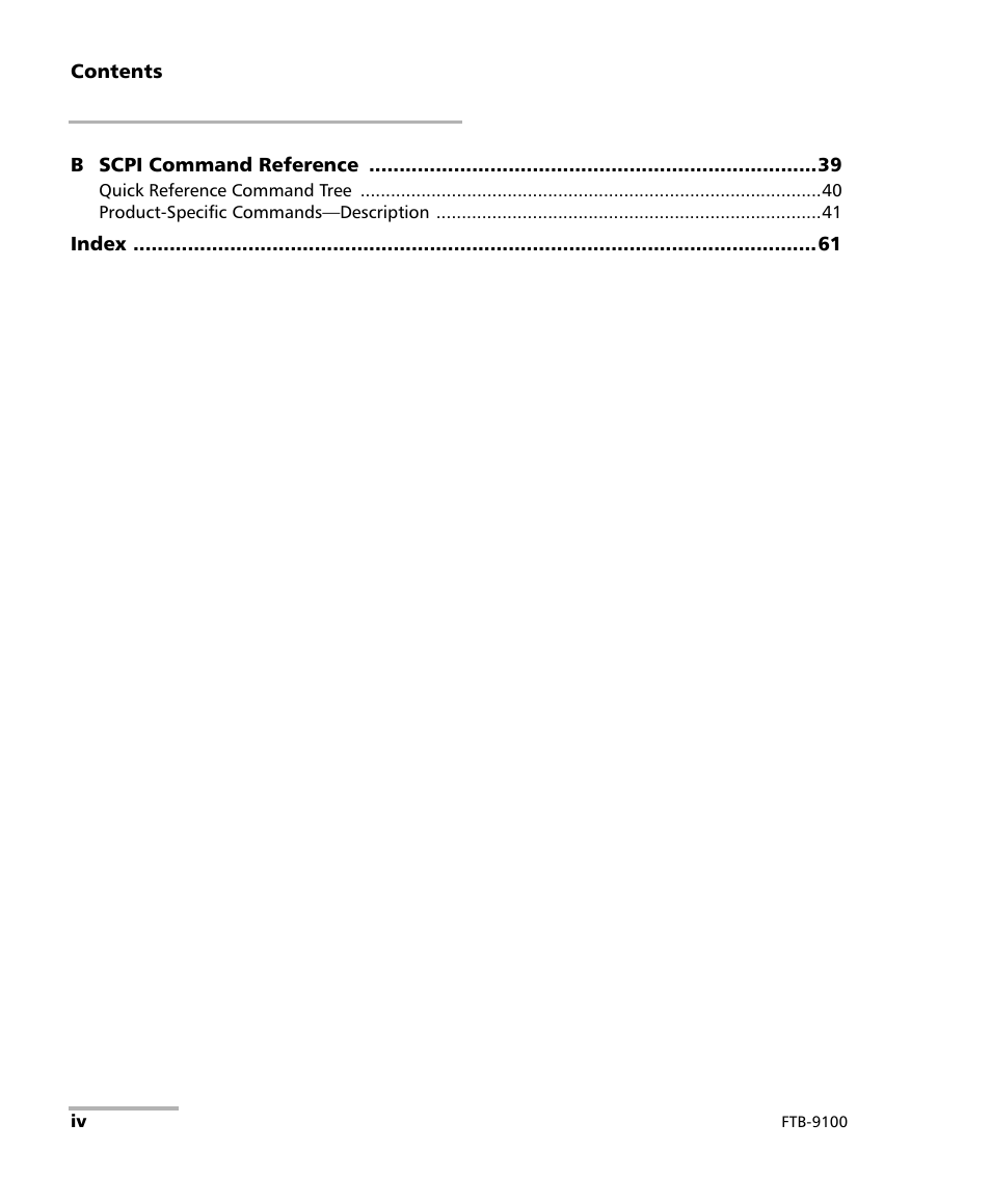 EXFO FTB-9100 for FTB-500 Optical Switch User Manual | Page 4 / 72