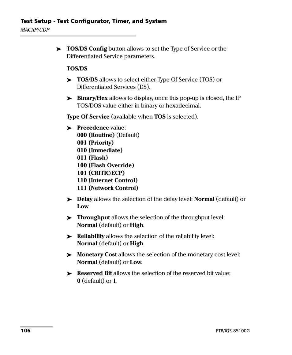 EXFO FTB/IQS-85100G Packet Blazer for FTB-500/IQS-600 User Manual | Page 116 / 448