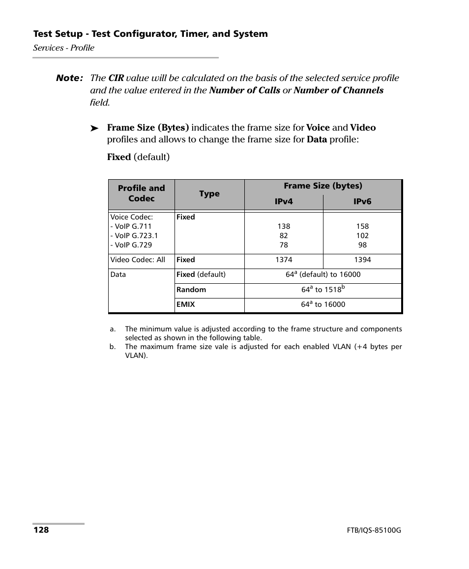 EXFO FTB/IQS-85100G Packet Blazer for FTB-500/IQS-600 User Manual | Page 138 / 448