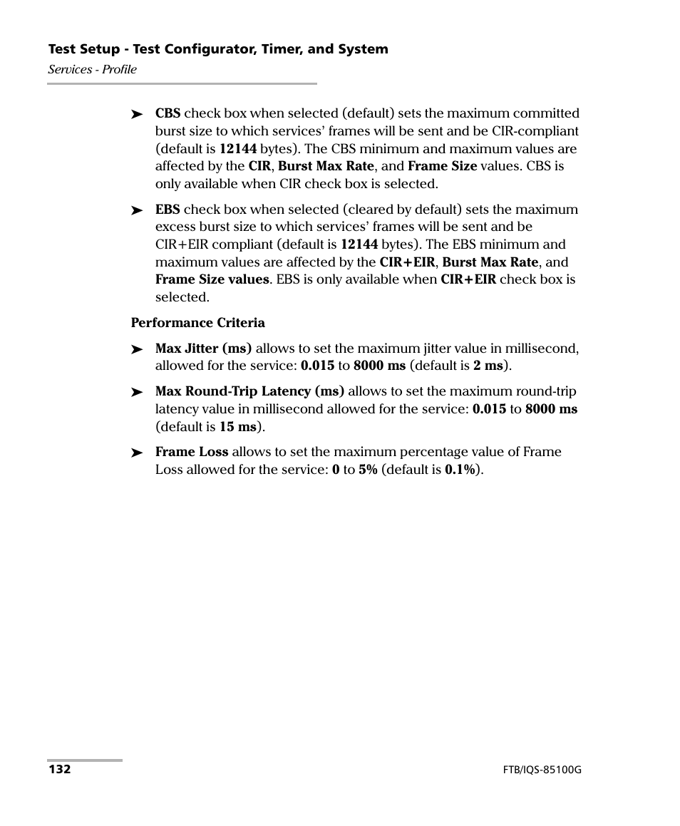 EXFO FTB/IQS-85100G Packet Blazer for FTB-500/IQS-600 User Manual | Page 142 / 448