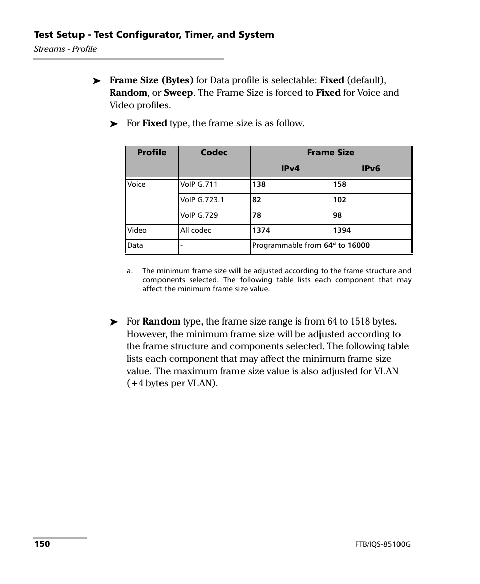 EXFO FTB/IQS-85100G Packet Blazer for FTB-500/IQS-600 User Manual | Page 160 / 448