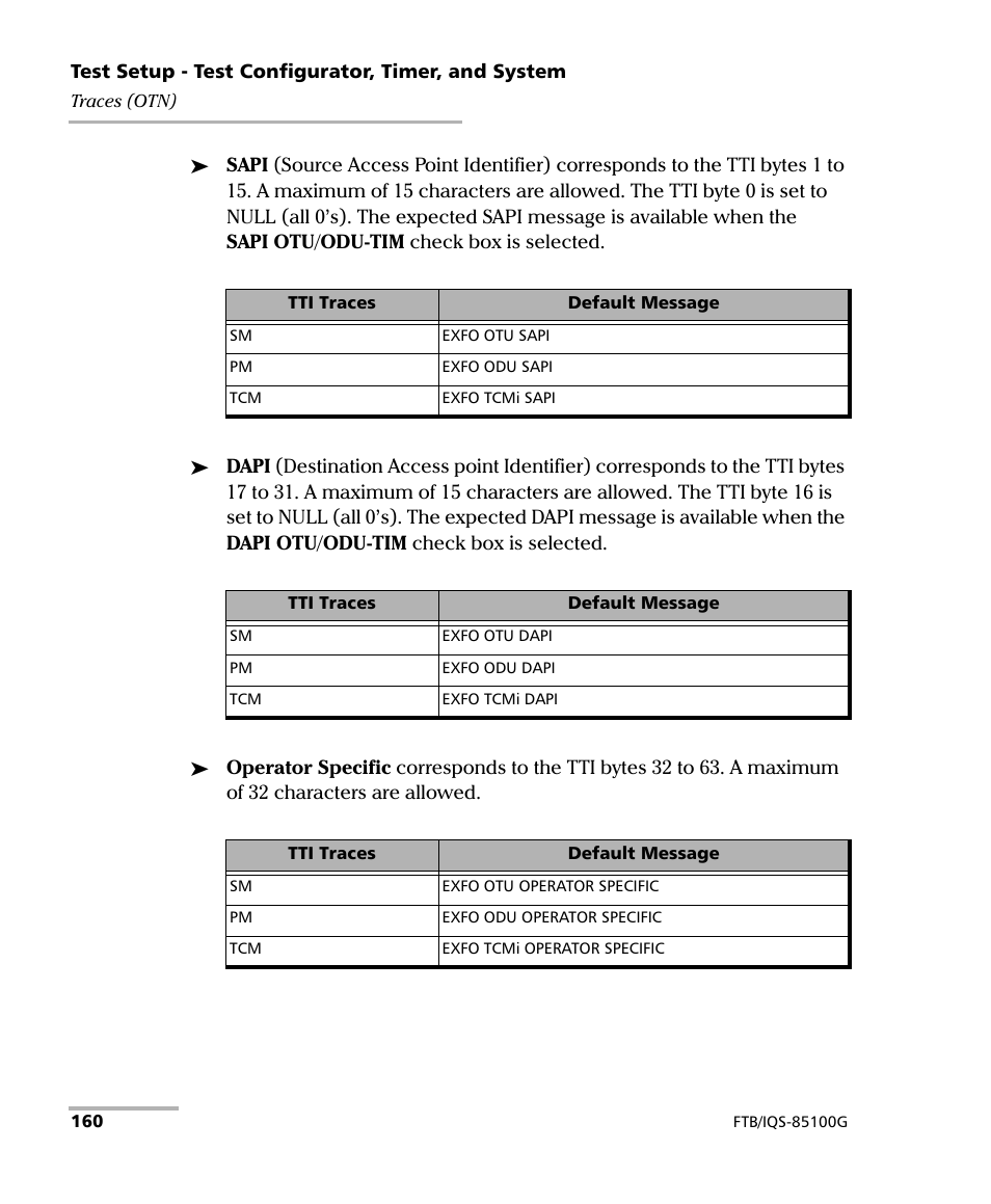 EXFO FTB/IQS-85100G Packet Blazer for FTB-500/IQS-600 User Manual | Page 170 / 448