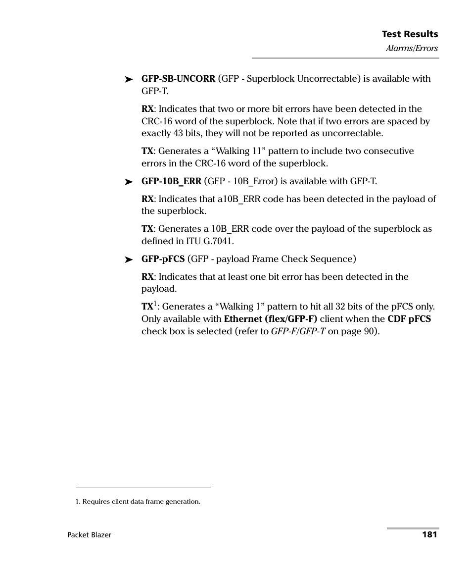 EXFO FTB/IQS-85100G Packet Blazer for FTB-500/IQS-600 User Manual | Page 191 / 448