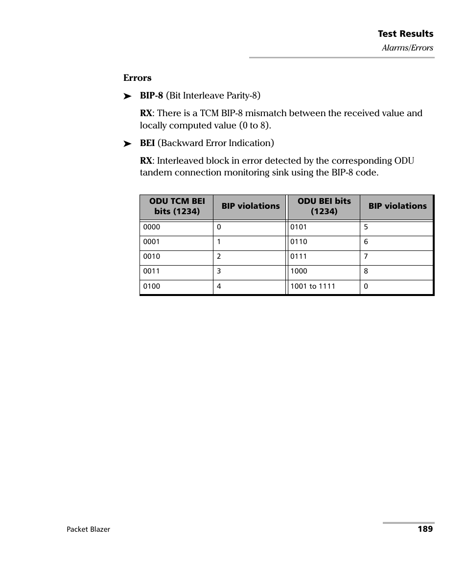 EXFO FTB/IQS-85100G Packet Blazer for FTB-500/IQS-600 User Manual | Page 199 / 448