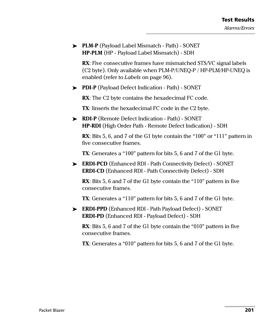 EXFO FTB/IQS-85100G Packet Blazer for FTB-500/IQS-600 User Manual | Page 211 / 448